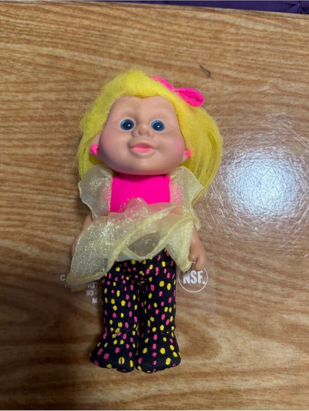 Vintage 1992 Applause Magic Trolls soft-bodied/bendable